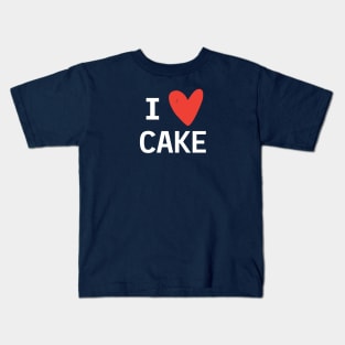 I Heart Cake Kids T-Shirt